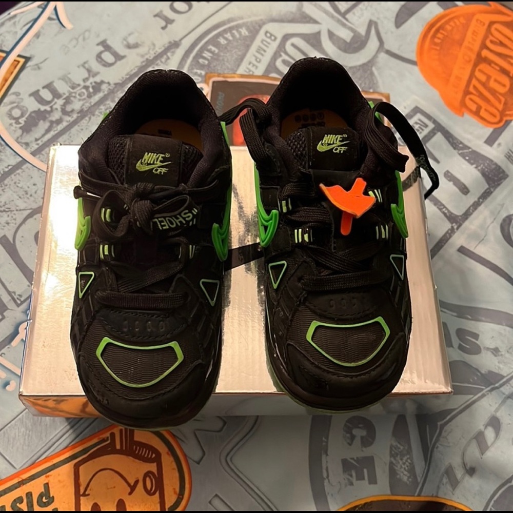 Rubber Dunk x Off-White™️ 'Green Strike | Size 8c Toddler | Great Condition